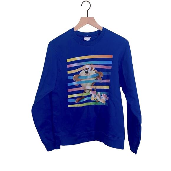 VNTG PORT & COMPANY Looney Toons Taz crewneck S - Picture 1 of 4